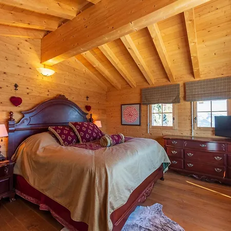 Chalet Luxueux Avec Sauna Et Hammam Et Jacuzzi 莱斯克伦斯