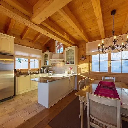 Chalet Luxueux Avec Sauna Et Hammam Et Jacuzzi 莱斯克伦斯